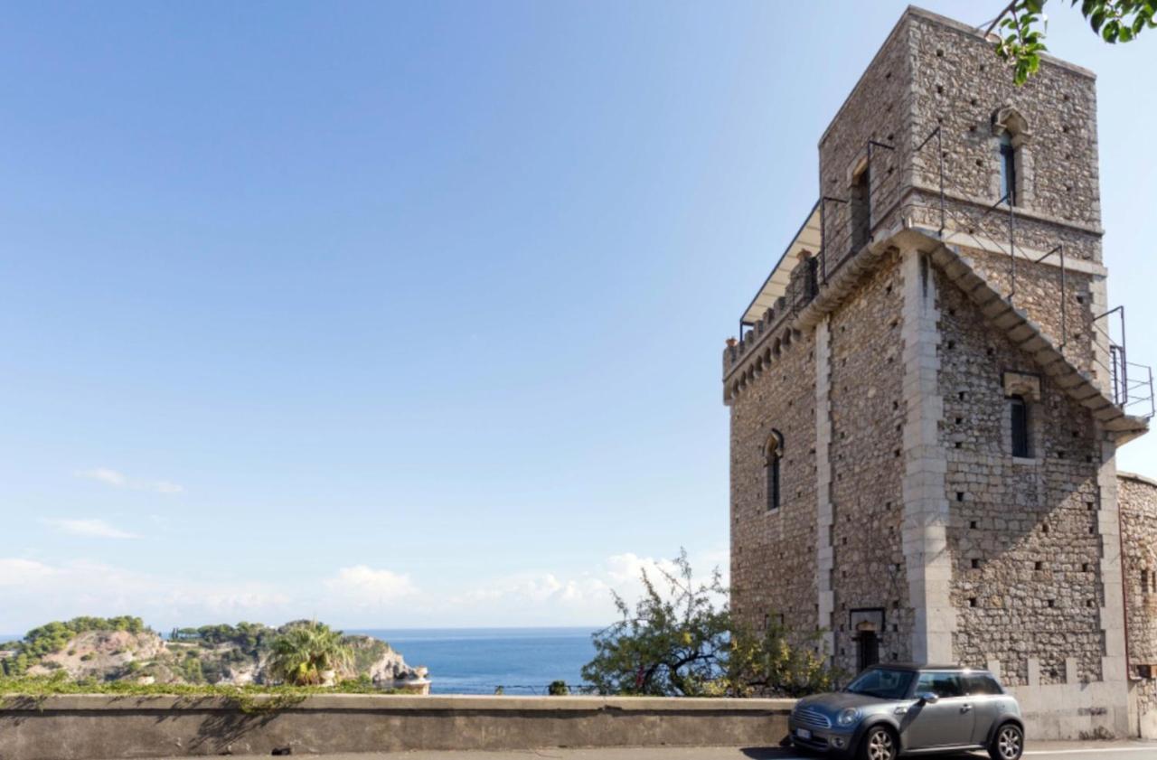 VILLA ELEONORA ISOLA BELLA Sea view Small Pool + Jacuzzi Taormina Esterno foto